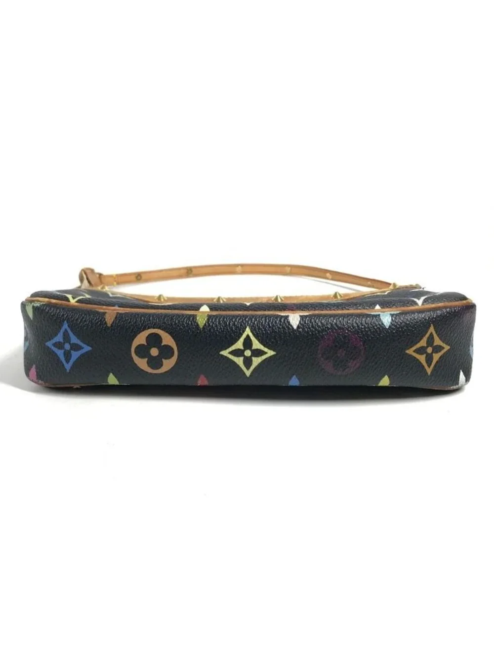 Louis Vuitton Shoulder Bag Pochette Soir Monogram Multicolor Canvas Noir Black